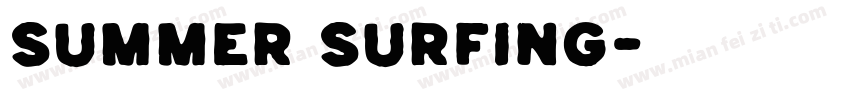 Summer Surfing字体转换